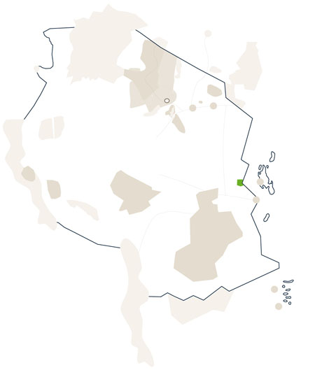 Karte/Map Tanzania - coast
