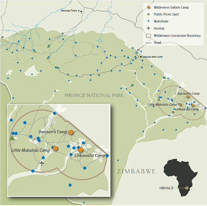 Hwange Map