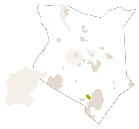 Karte/Map Kenia - chyulu_hills