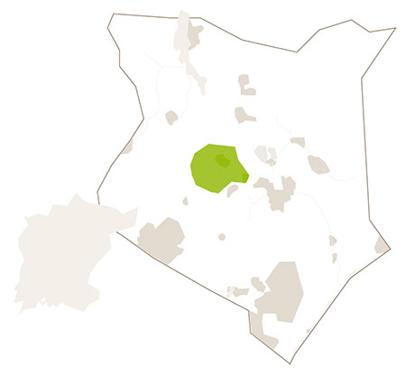 Karte/Map Kenia - laikipia
