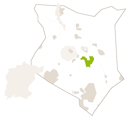 Karte/Map Kenia - meru