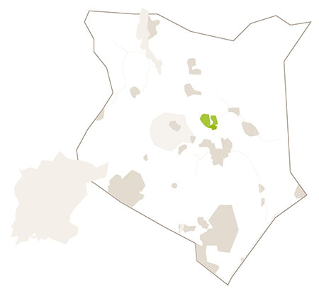 Karte/Map Kenia - samburu