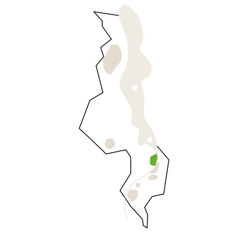Karte/Map Malawi - liwonde