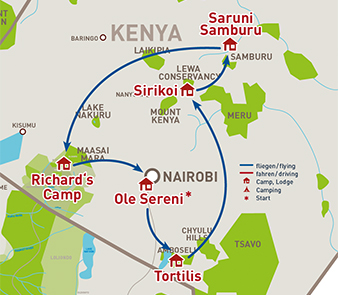 Map of Journey