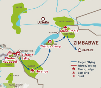 Map of Journey