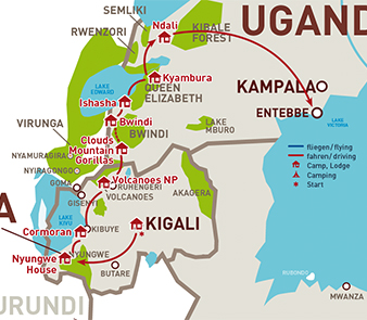 Map of Journey