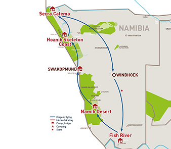 Map of Journey