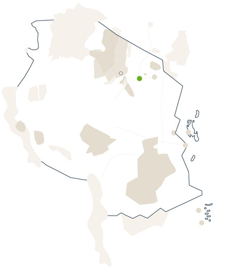 Karte/Map Tanzania - arusha