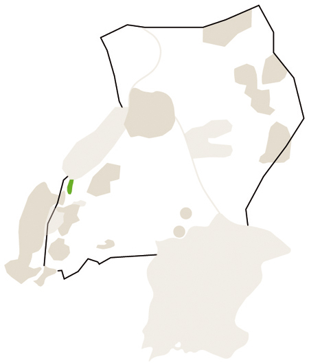 Karte/Map Uganda - semliki